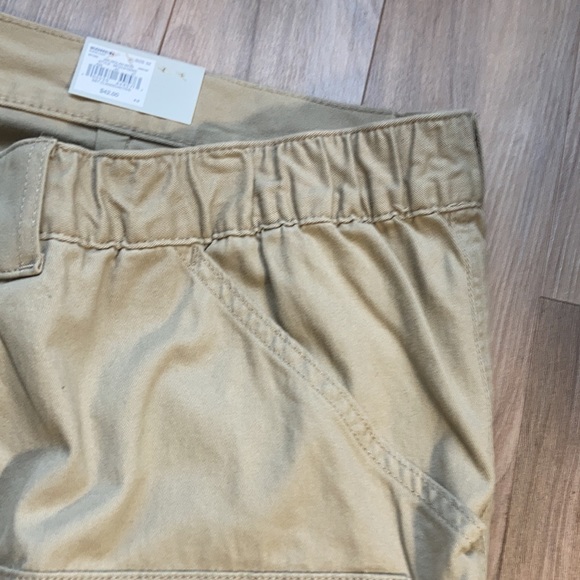 NWT Side elastic tan cargo short Croft & barrow size 52 or 46 - Picture 9 of 16